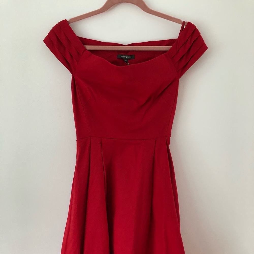 Emily and Fin 50s style cocktail dress